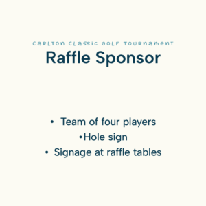 Raffle Sponsor