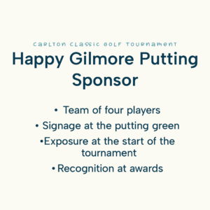 Happy Gilmore Putting Sponsor